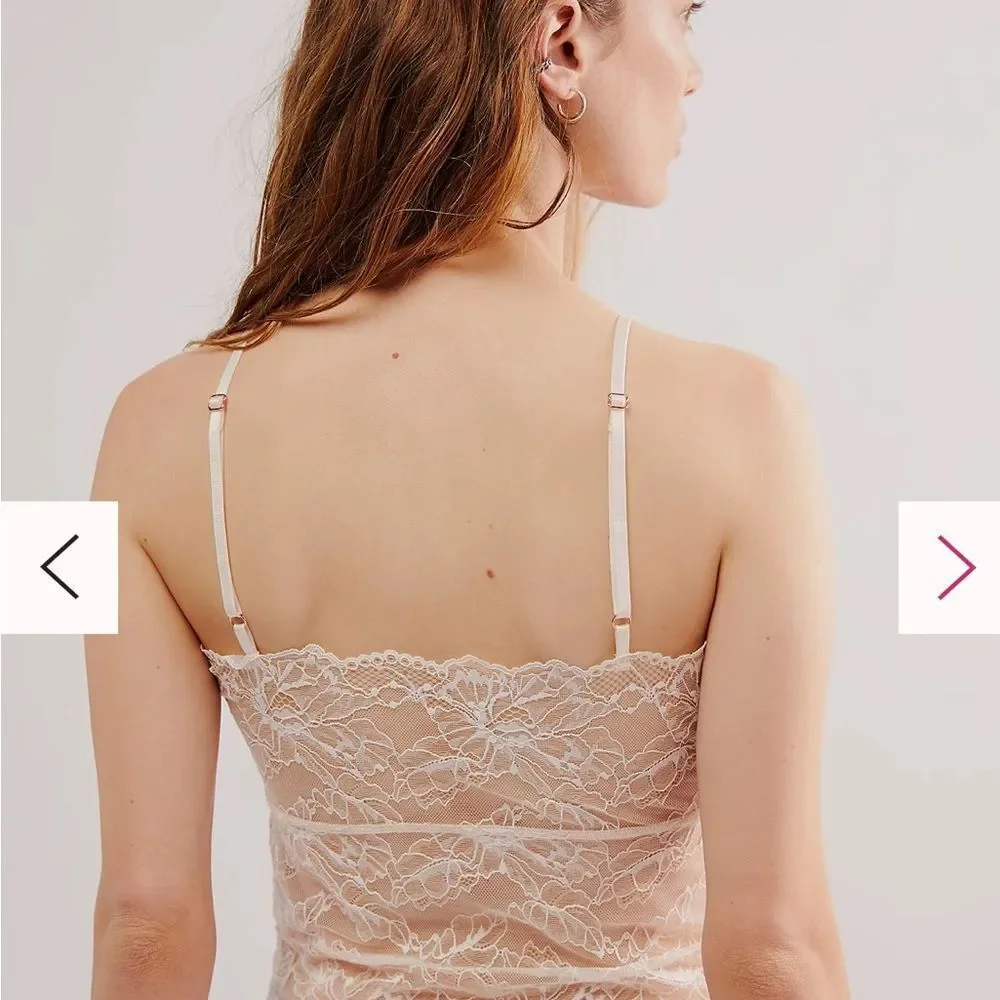 Free People Lacey Essential Cami in Sea Salt